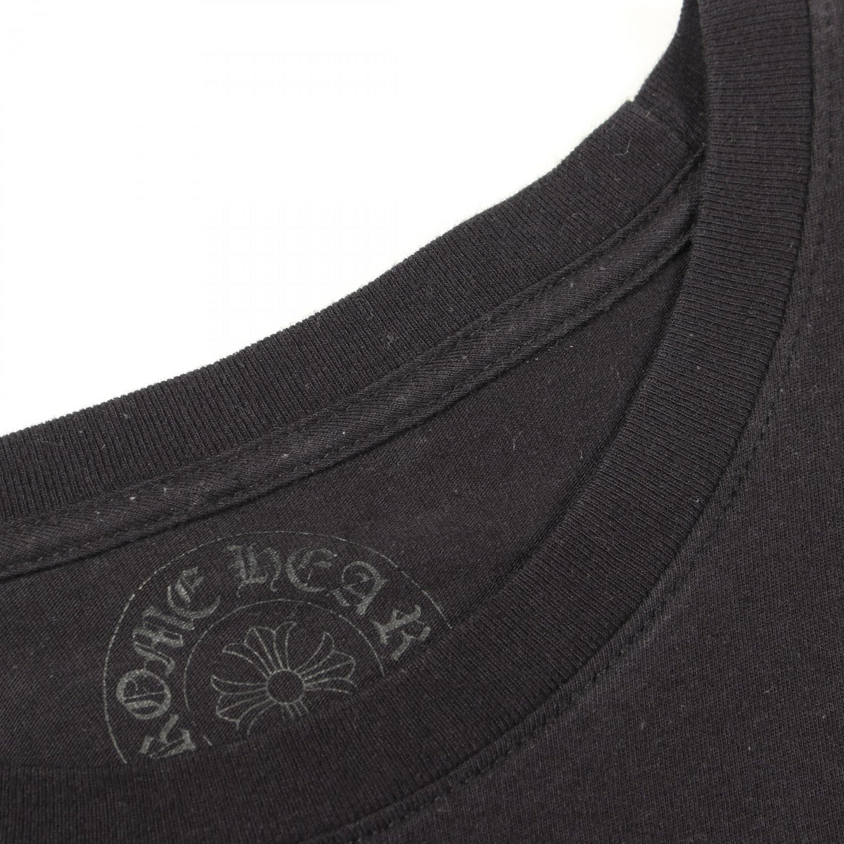 CHROME HEARTS Horseshoe Floral Cross T-Shirt Black Size L