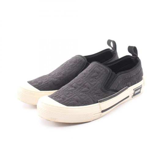 Dior Oblique Jacquard Fabric Slip-Ons Black Size EU 42