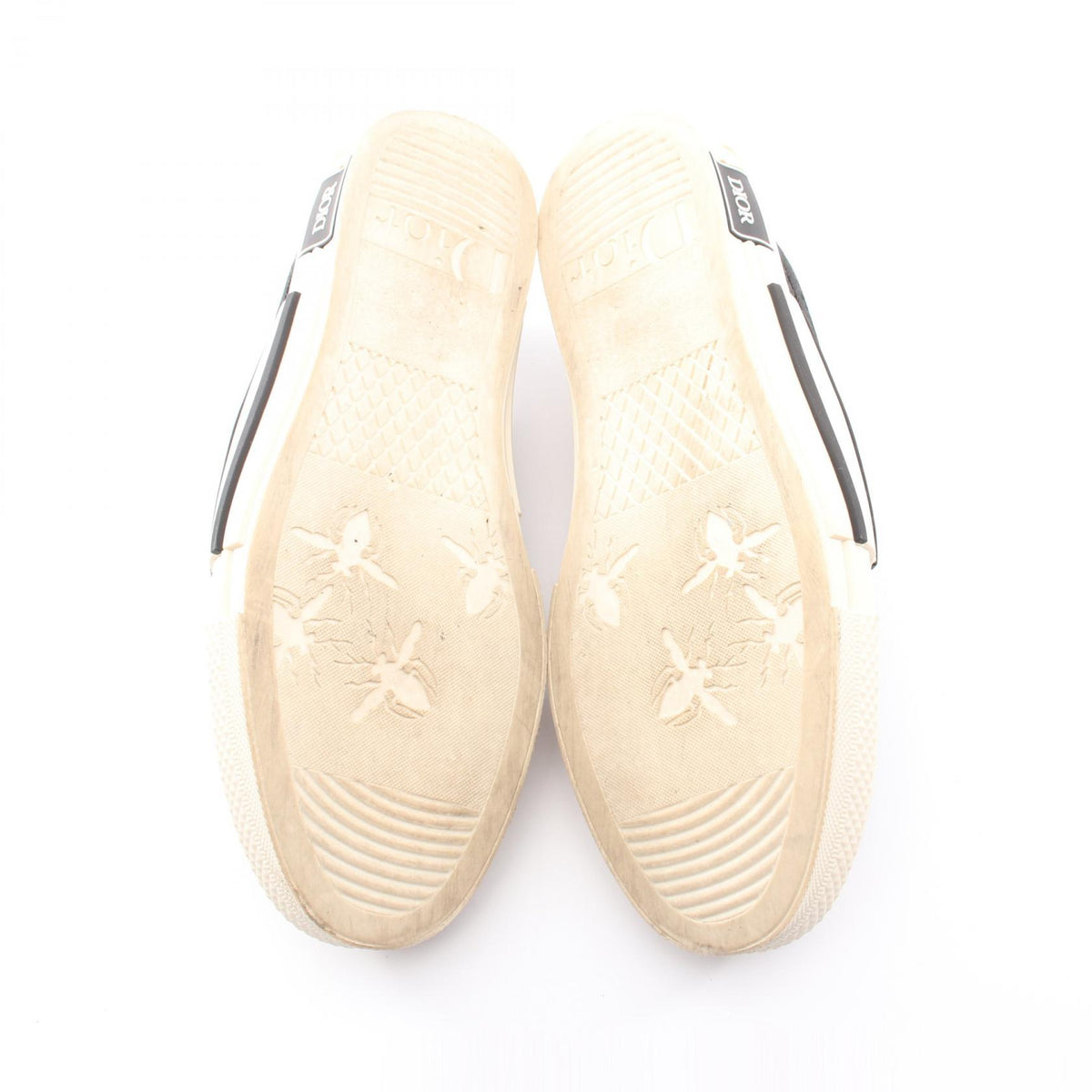 Dior Oblique Jacquard Fabric Slip-Ons Black Size EU 42