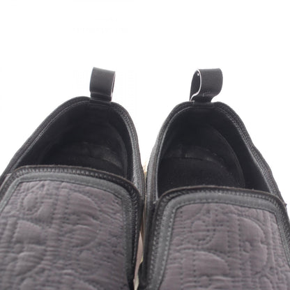 Dior Oblique Jacquard Fabric Slip-Ons Black Size EU 42