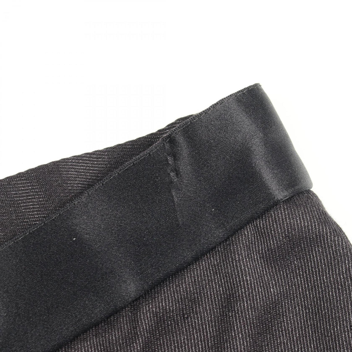 CHANEL Coco Mark Button Cotton Silk Jeans Size 38