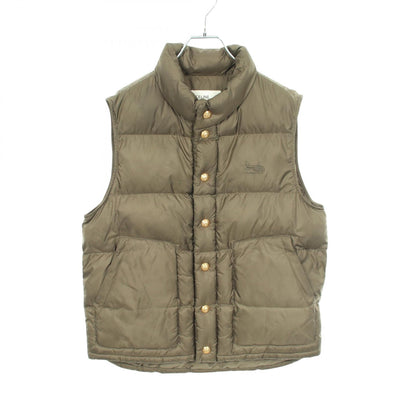CELINE Sulky Embroidery Padded Vest Green Size 36