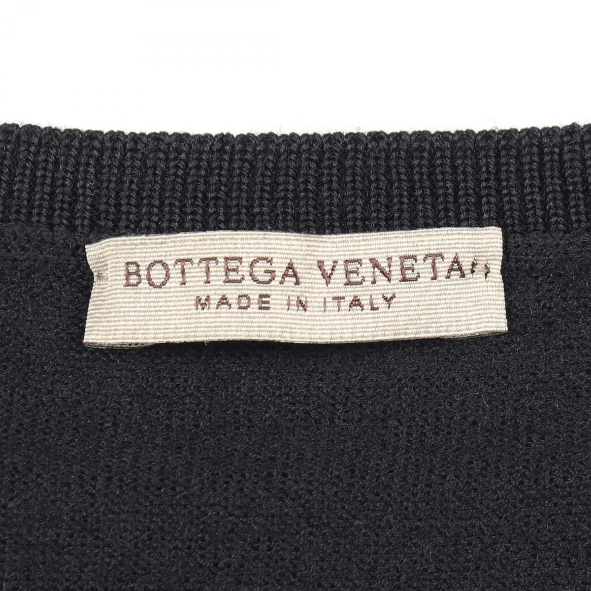 BOTTEGA VENETA Navy Wool Cardigan Size 38
