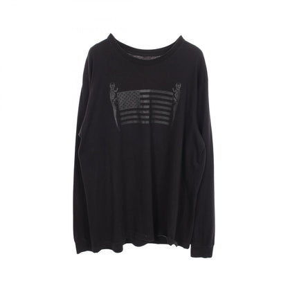 CHROME HEARTS FOTI JARVIS Cotton Long Sleeve T-Shirt Black Size XL