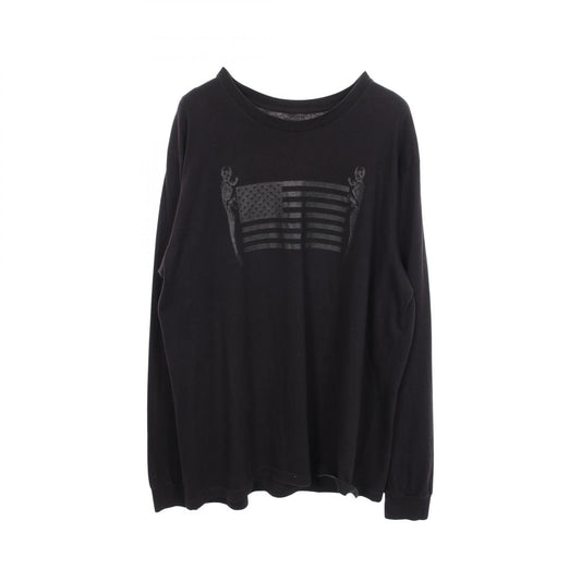 CHROME HEARTS FOTI JARVIS Cotton Long Sleeve T-Shirt Black Size XL