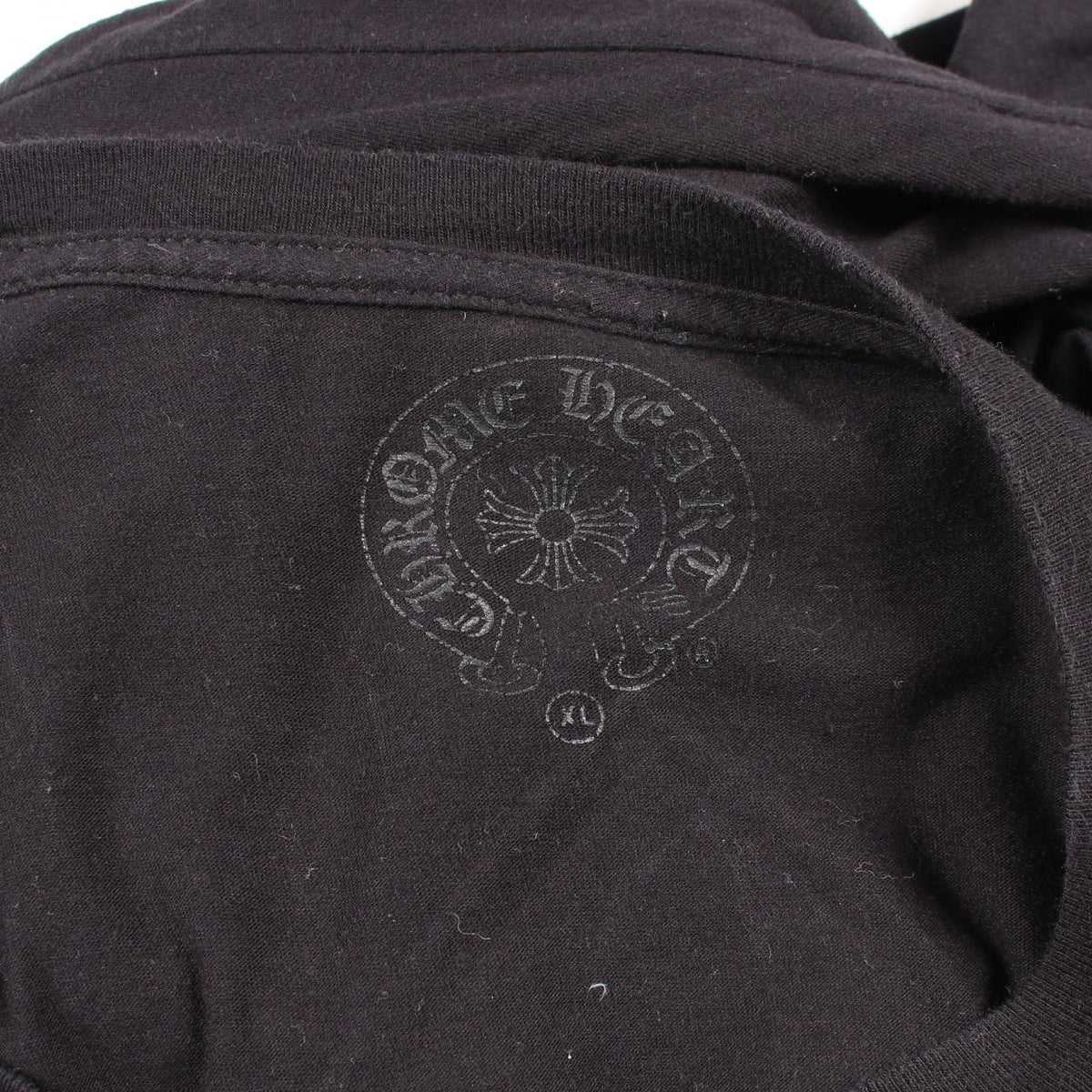 CHROME HEARTS FOTI JARVIS Cotton Long Sleeve T-Shirt Black Size XL