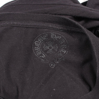 CHROME HEARTS FOTI JARVIS Cotton Long Sleeve T-Shirt Black Size XL
