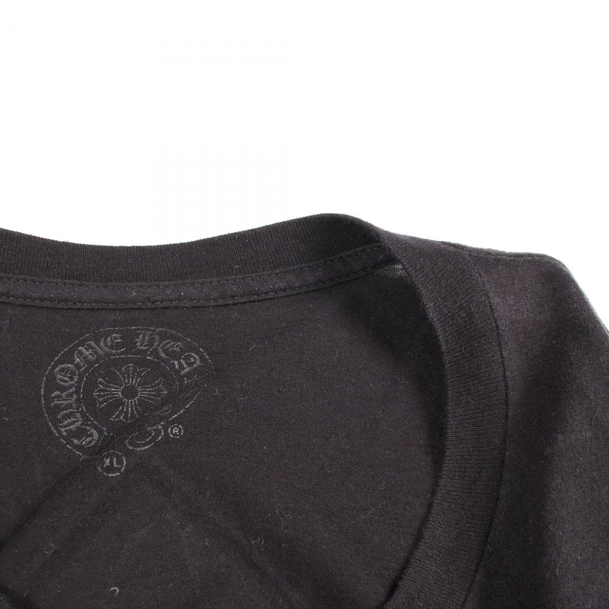 CHROME HEARTS FOTI JARVIS Cotton Long Sleeve T-Shirt Black Size XL