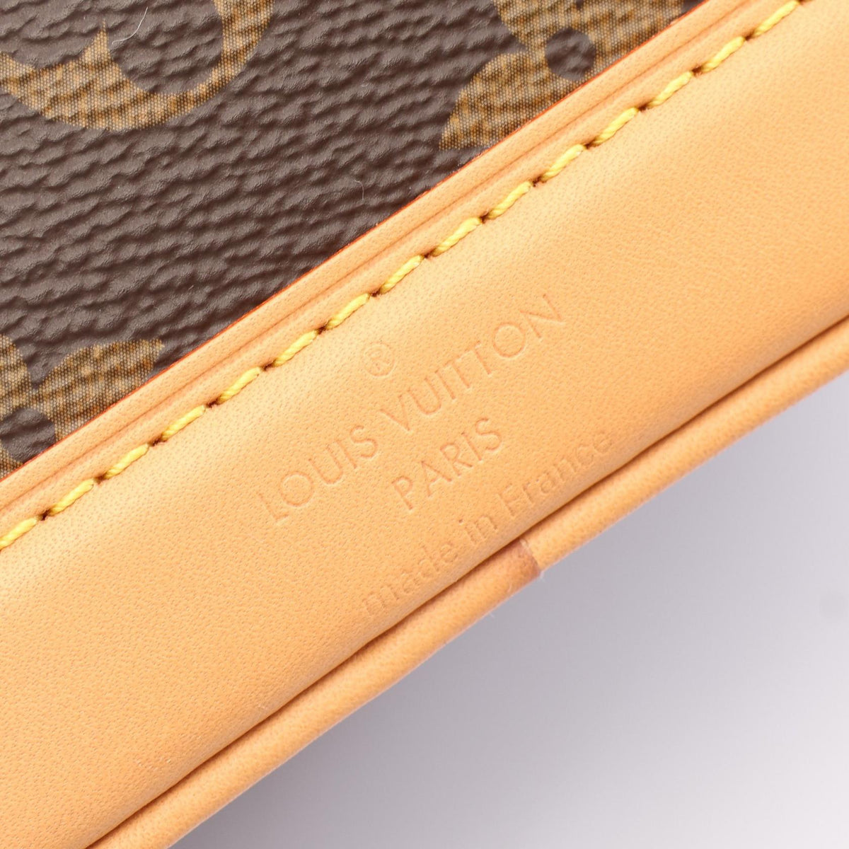 LOUIS VUITTON Nano Noe Monogram Bag Brown