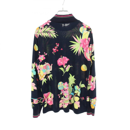 LEONARD SPORT Floral High Neck T-Shirt Size 42
