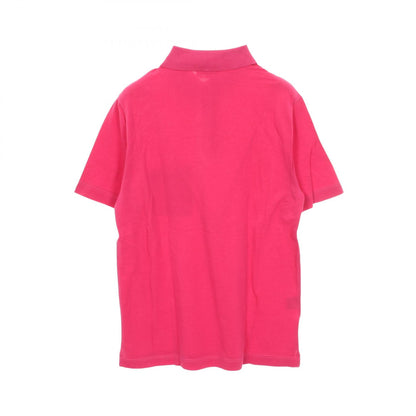 HERMES H Pink Cotton H-Embroidered Polo Size M