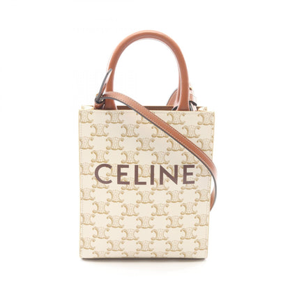 CELINE Beige Mini Vertical 2WAY Handbag