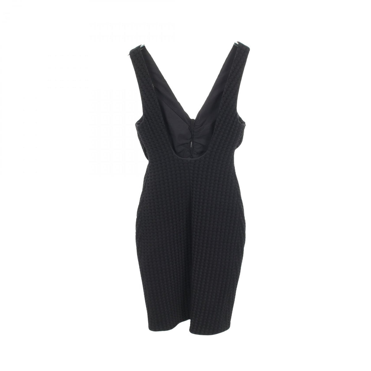 CHANEL Double-Zip Cami Nylon Dress Black Size 36