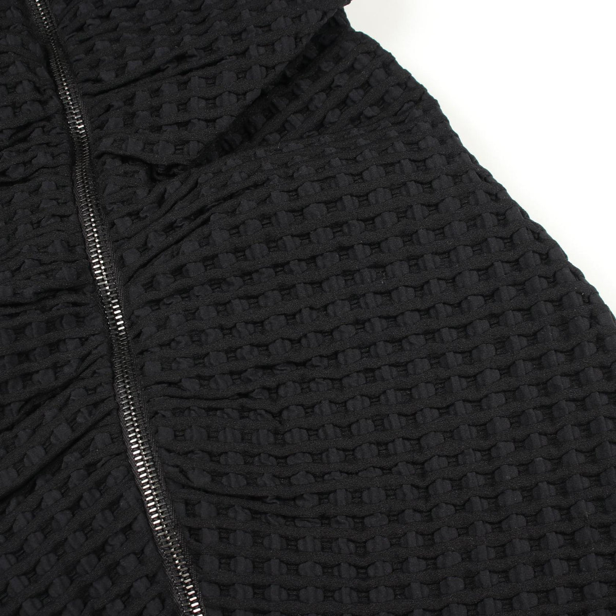 CHANEL Double-Zip Cami Nylon Dress Black Size 36