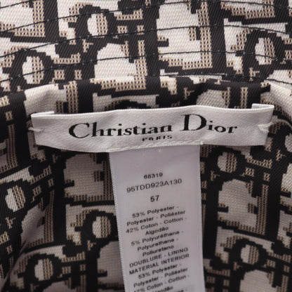 Dior TEDDY-D Oblique Reversible Bucket Hat Size 57