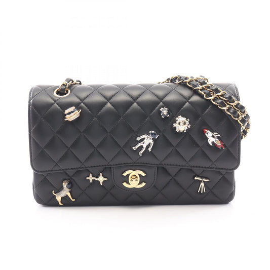 CHANEL Matelasse Double Flap Shoulder Bag