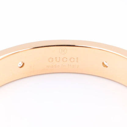 GUCCI Icon Amour 6PD K18 Pink Gold Ring Size JP 17