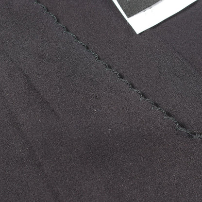 CHANEL Black Silk V-Neck Tank Top Size 42