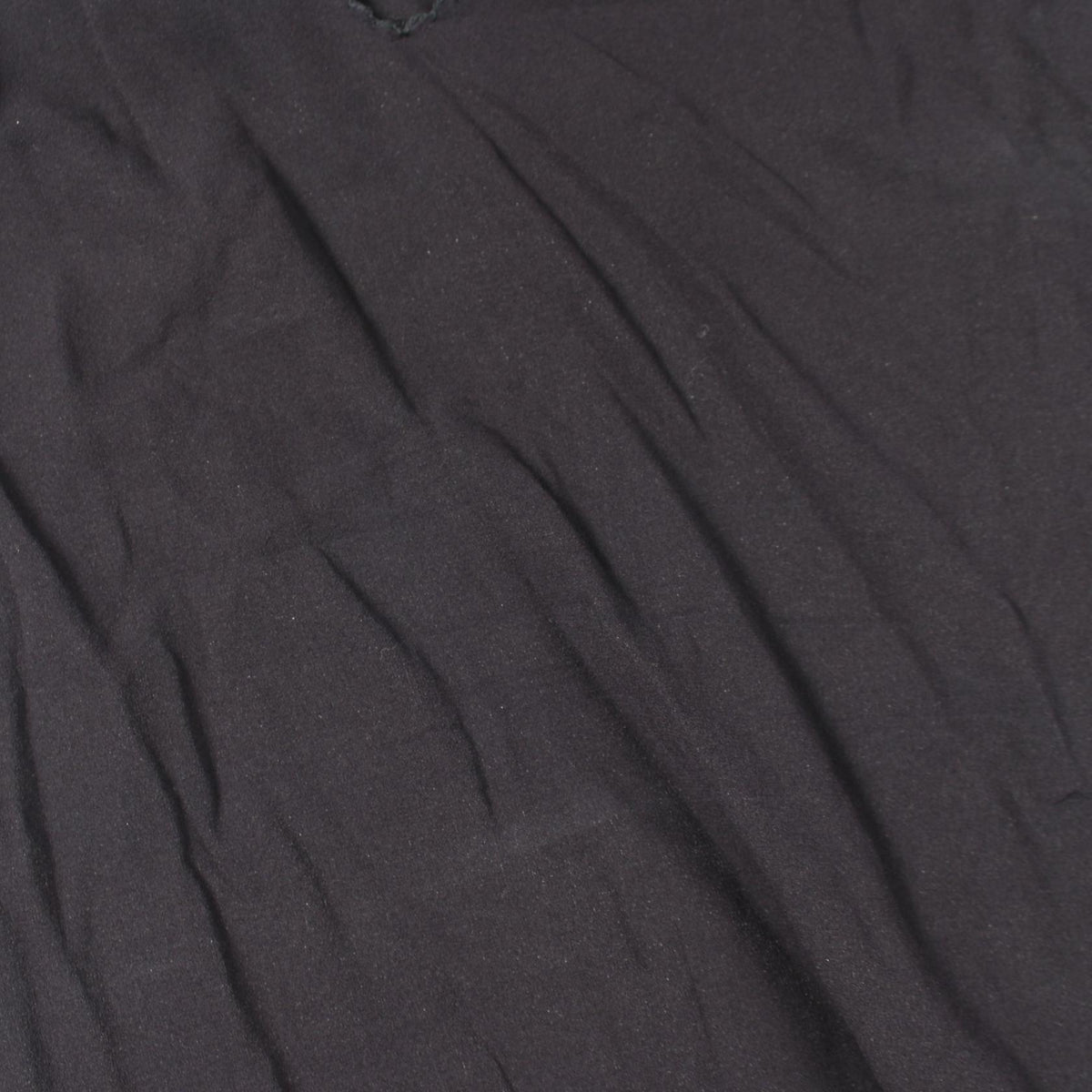 CHANEL Black Silk V-Neck Tank Top Size 42