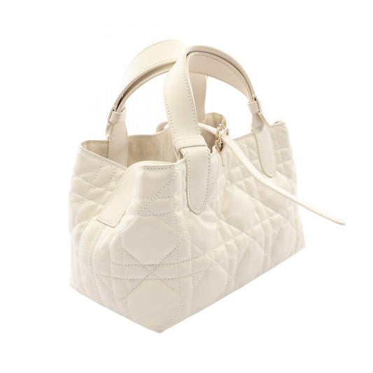 Dior Toujours White Small Leather Handbag