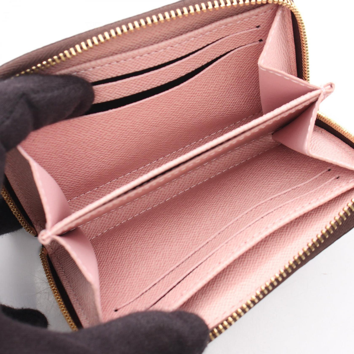 LOUIS VUITTON Zippy Coin Rose Ballerine Coin Case