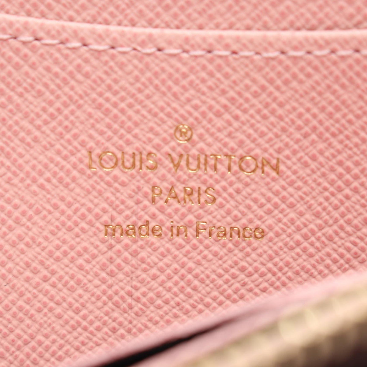 LOUIS VUITTON Zippy Coin Rose Ballerine Coin Case