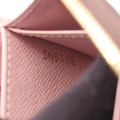 LOUIS VUITTON Zippy Coin Rose Ballerine Coin Case
