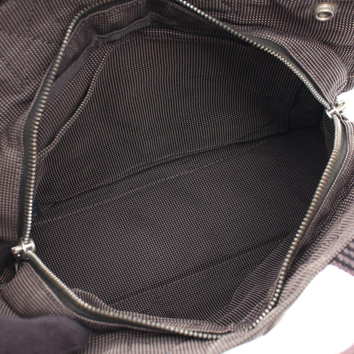 HERMES Gray Canvas Herline PM Tote Bag