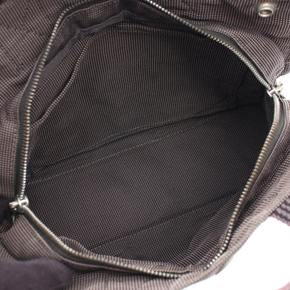 HERMES Gray Canvas Herline PM Tote Bag