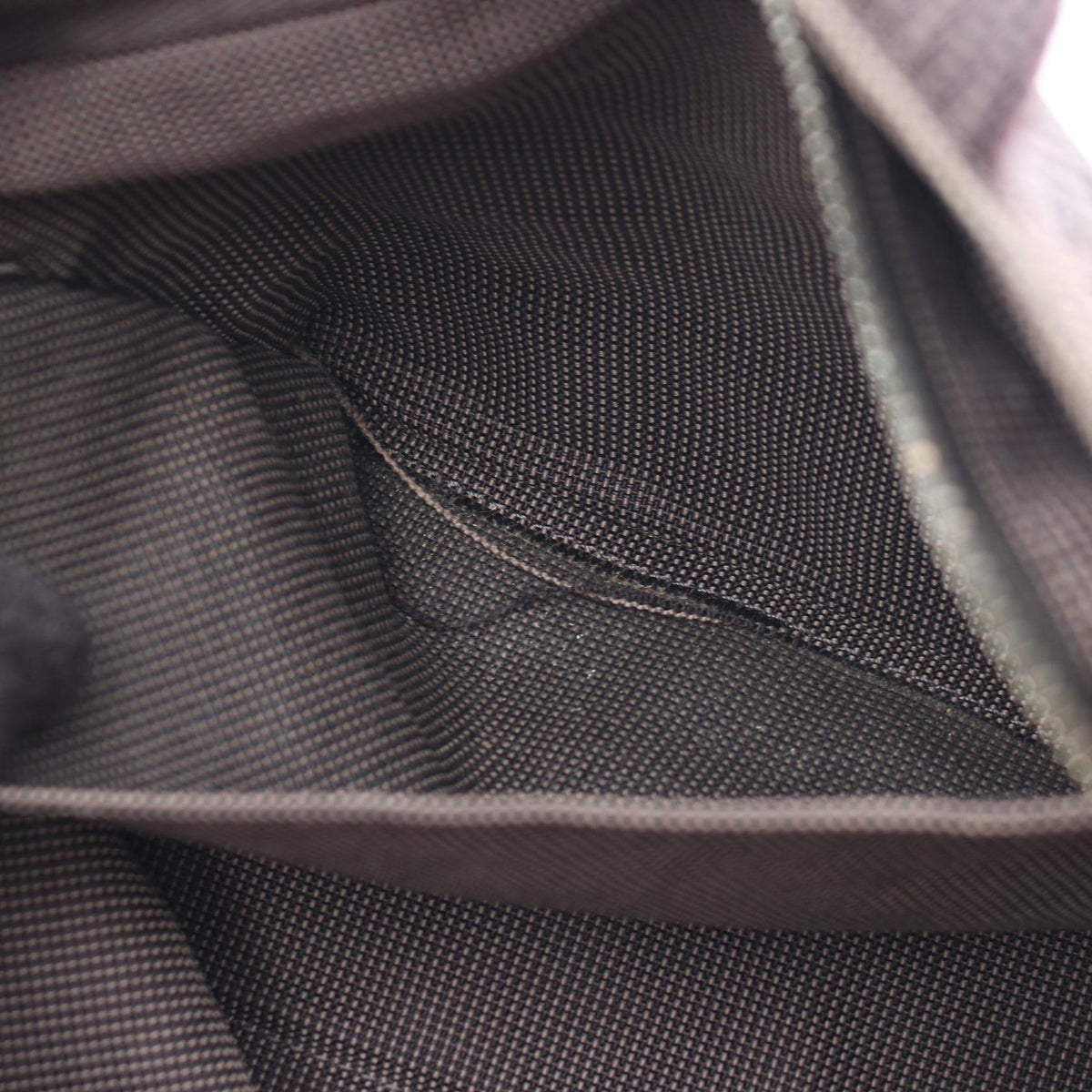 HERMES Gray Canvas Herline PM Tote Bag