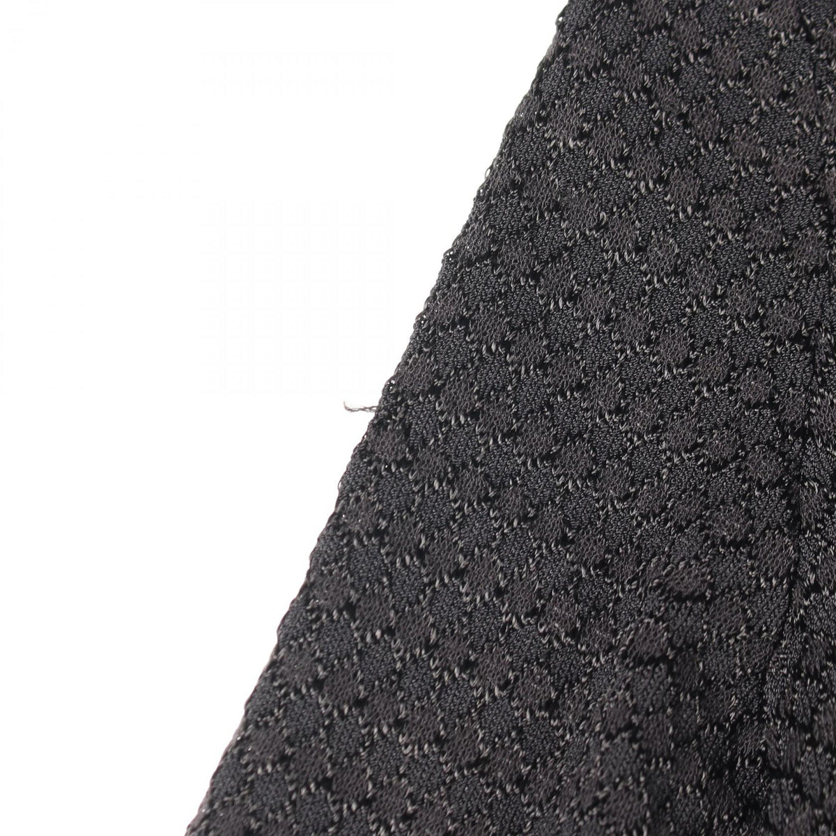 CHANEL Black Lace Rayon Cotton Cardigan Size 38