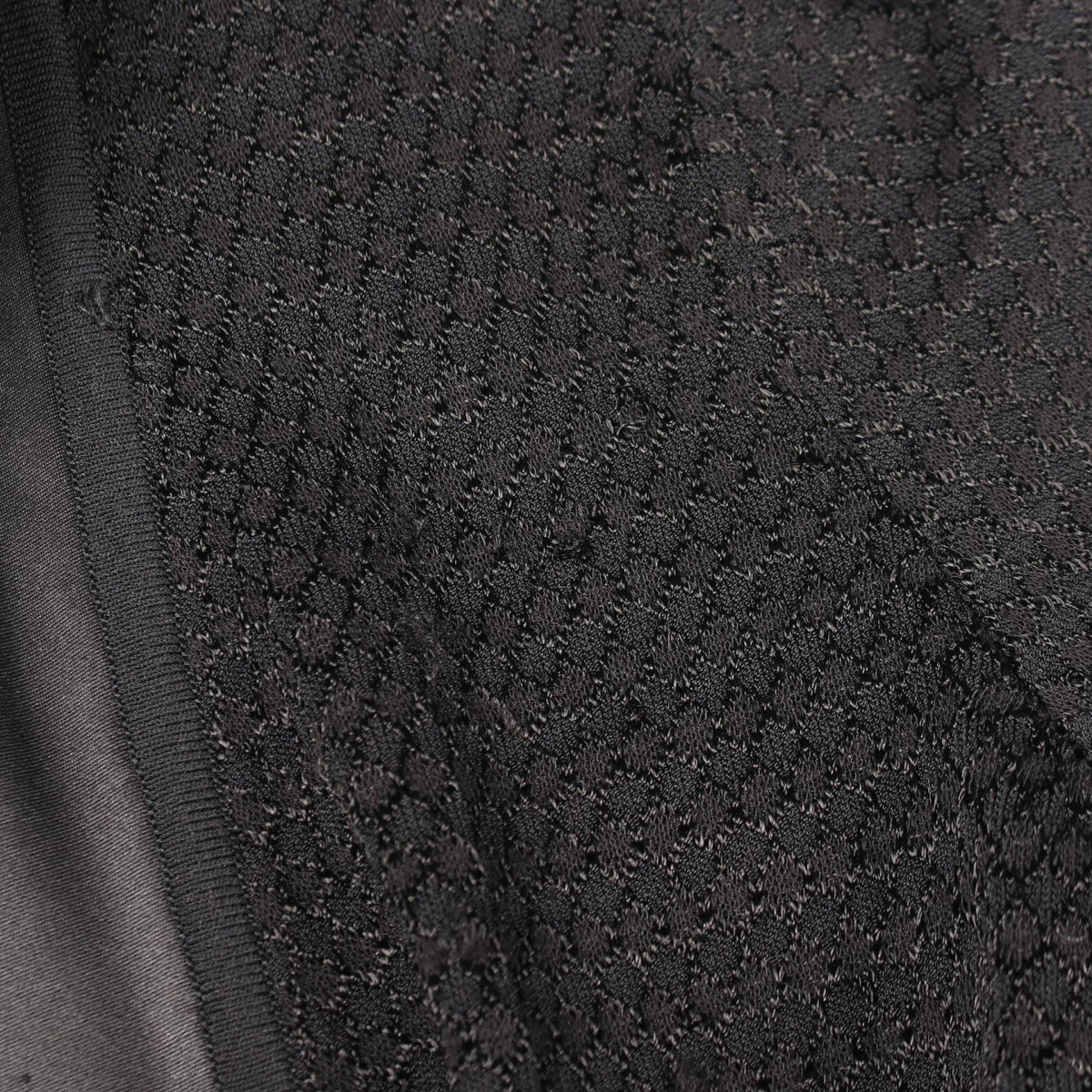 CHANEL Black Lace Rayon Cotton Cardigan Size 38
