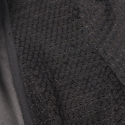 CHANEL Black Lace Rayon Cotton Cardigan Size 38