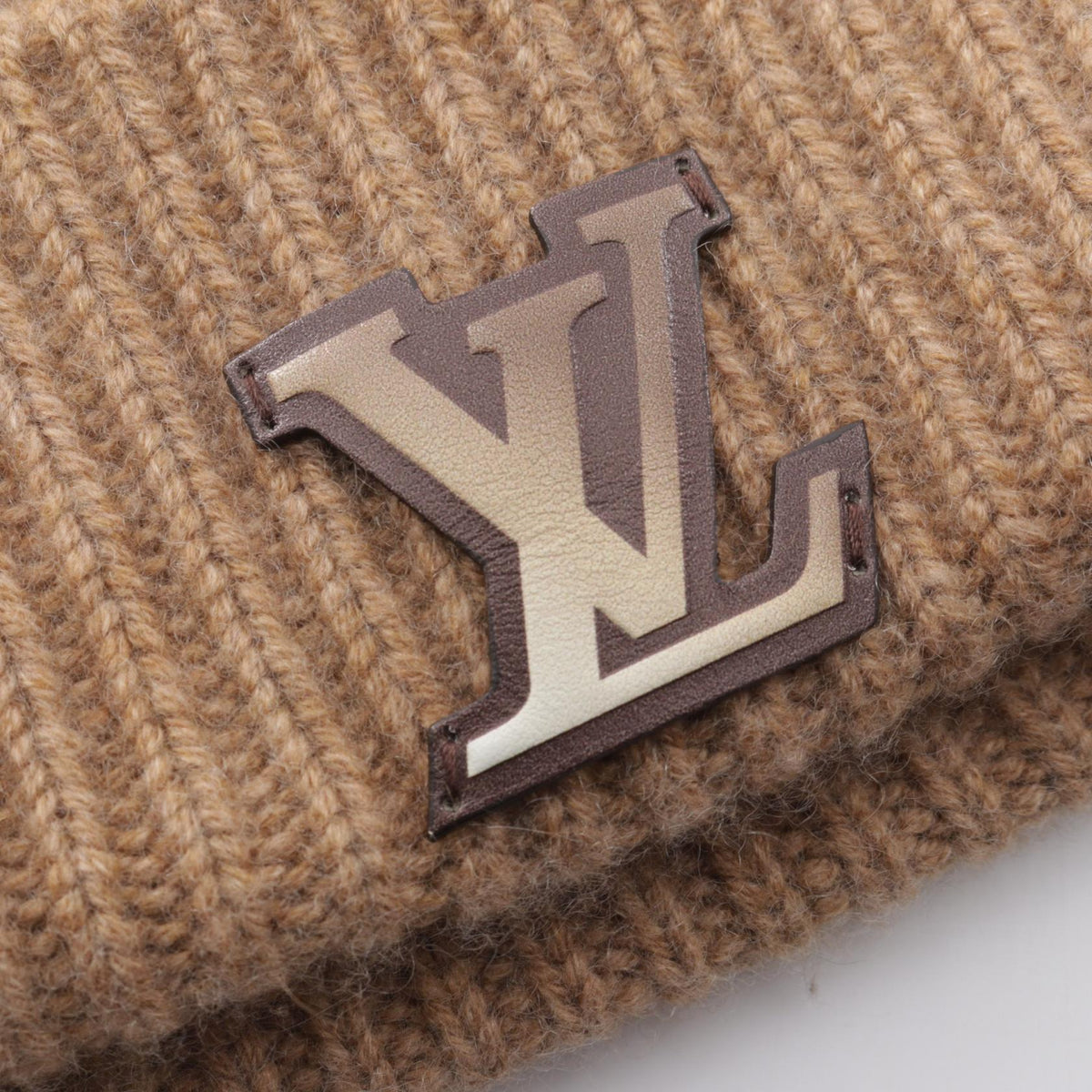 LOUIS VUITTON Bonnet LV Ahead Cashmere Beanie Brown