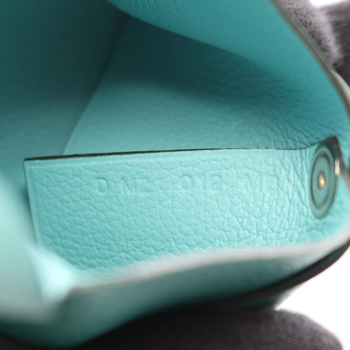 HERMES Bastia Verso Malachite Coin Case