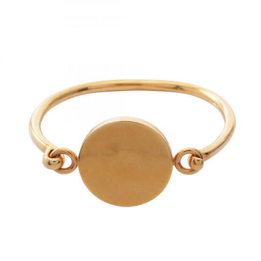 CELINE Gold Coin Motif Bracelet