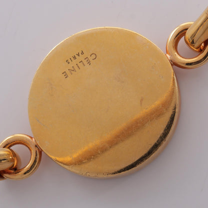 CELINE Gold Coin Motif Bracelet