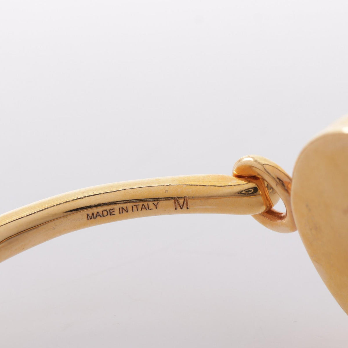 CELINE Gold Coin Motif Bracelet