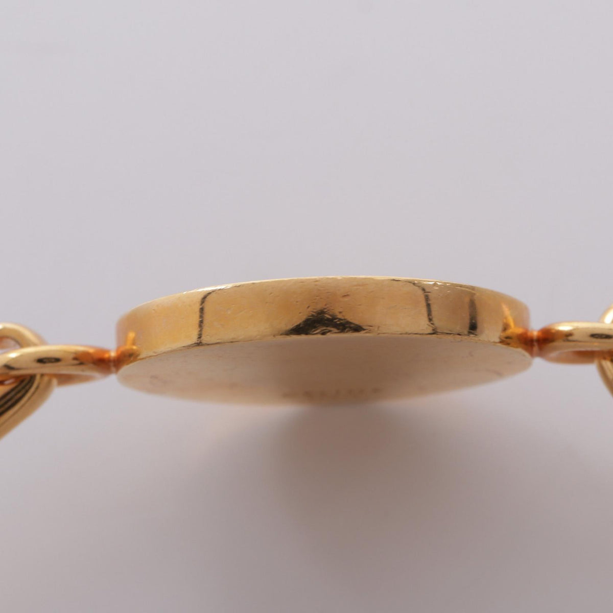 CELINE Gold Coin Motif Bracelet