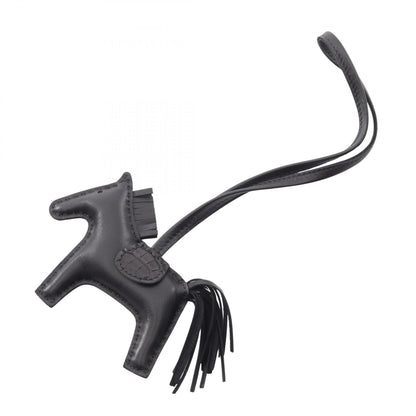 HERMES Rodeo PM So Black Agneau Milo Black