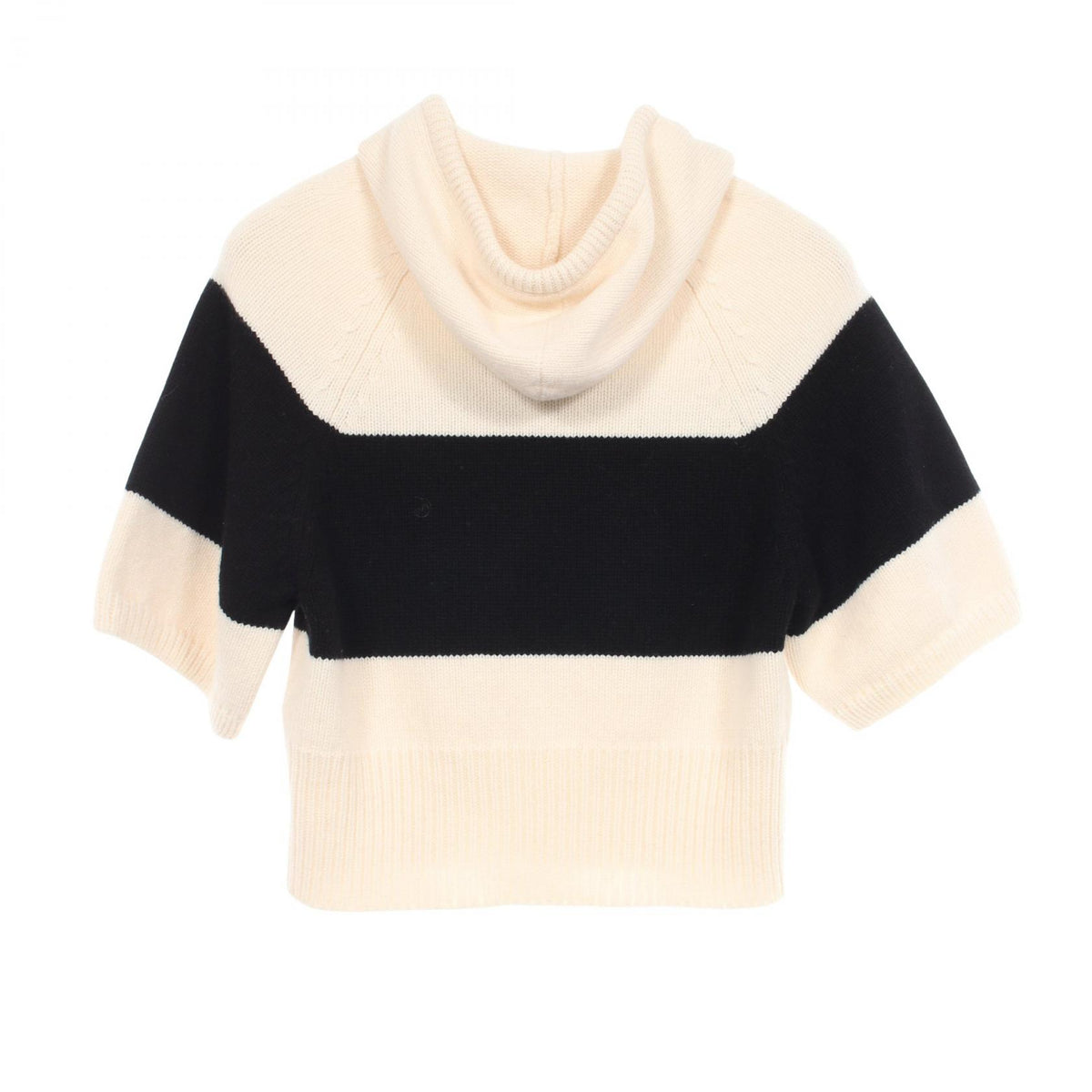 Dior Short Sleeve Wool Cashmere Hoodie Size F38