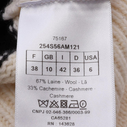 Dior Short Sleeve Wool Cashmere Hoodie Size F38