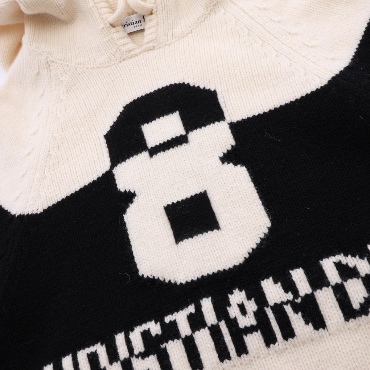 Dior Short Sleeve Wool Cashmere Hoodie Size F38