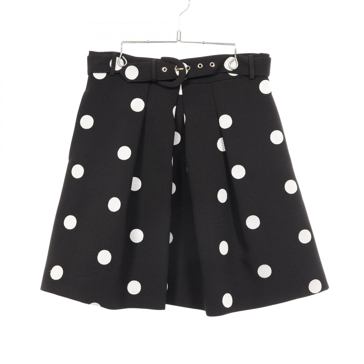 BOUTIQUE MOSCHINO Polka Dot Skirt Black Size 42