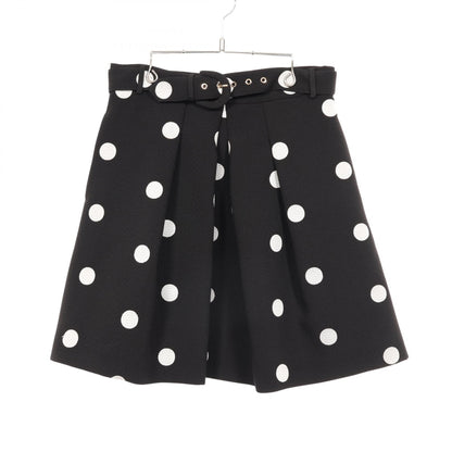 BOUTIQUE MOSCHINO Polka Dot Skirt Black Size 42