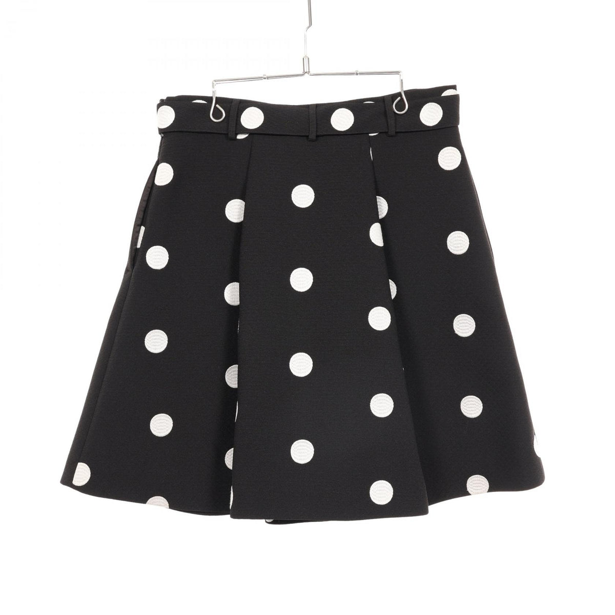 BOUTIQUE MOSCHINO Polka Dot Skirt Black Size 42