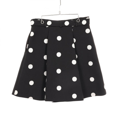 BOUTIQUE MOSCHINO Polka Dot Skirt Black Size 42