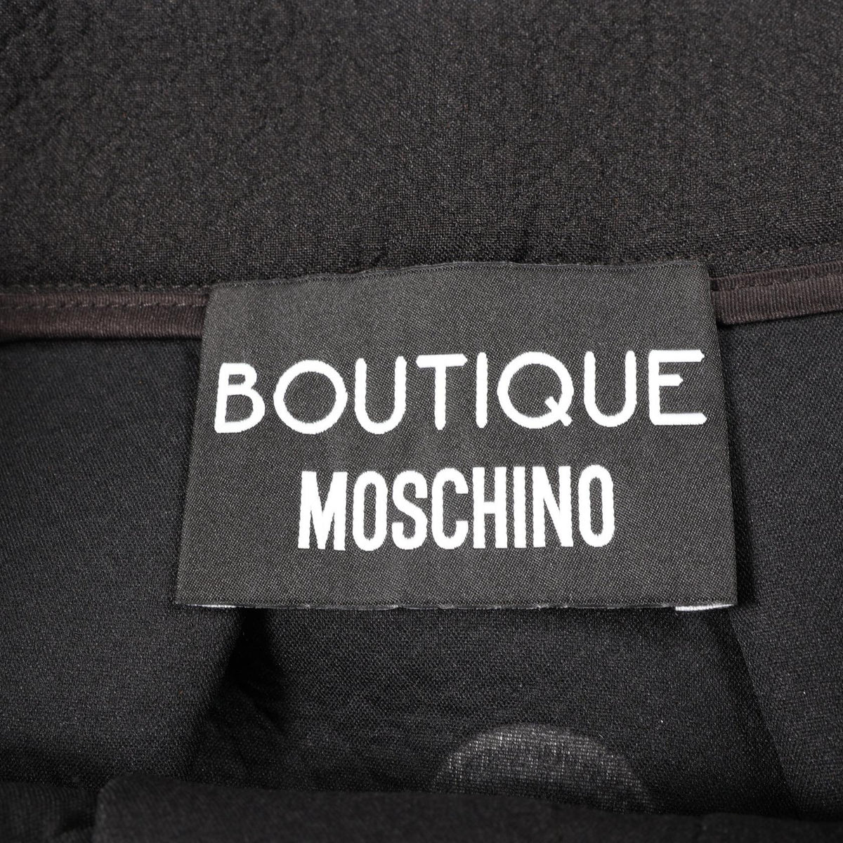 BOUTIQUE MOSCHINO Polka Dot Skirt Black Size 42