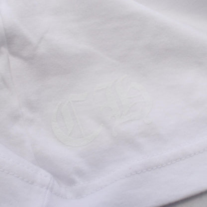 CHROME HEARTS Horseshoe Pocket Cotton T-Shirt White Size XL