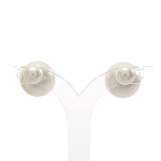 Dior Tribales Faux Pearl Earrings Gold